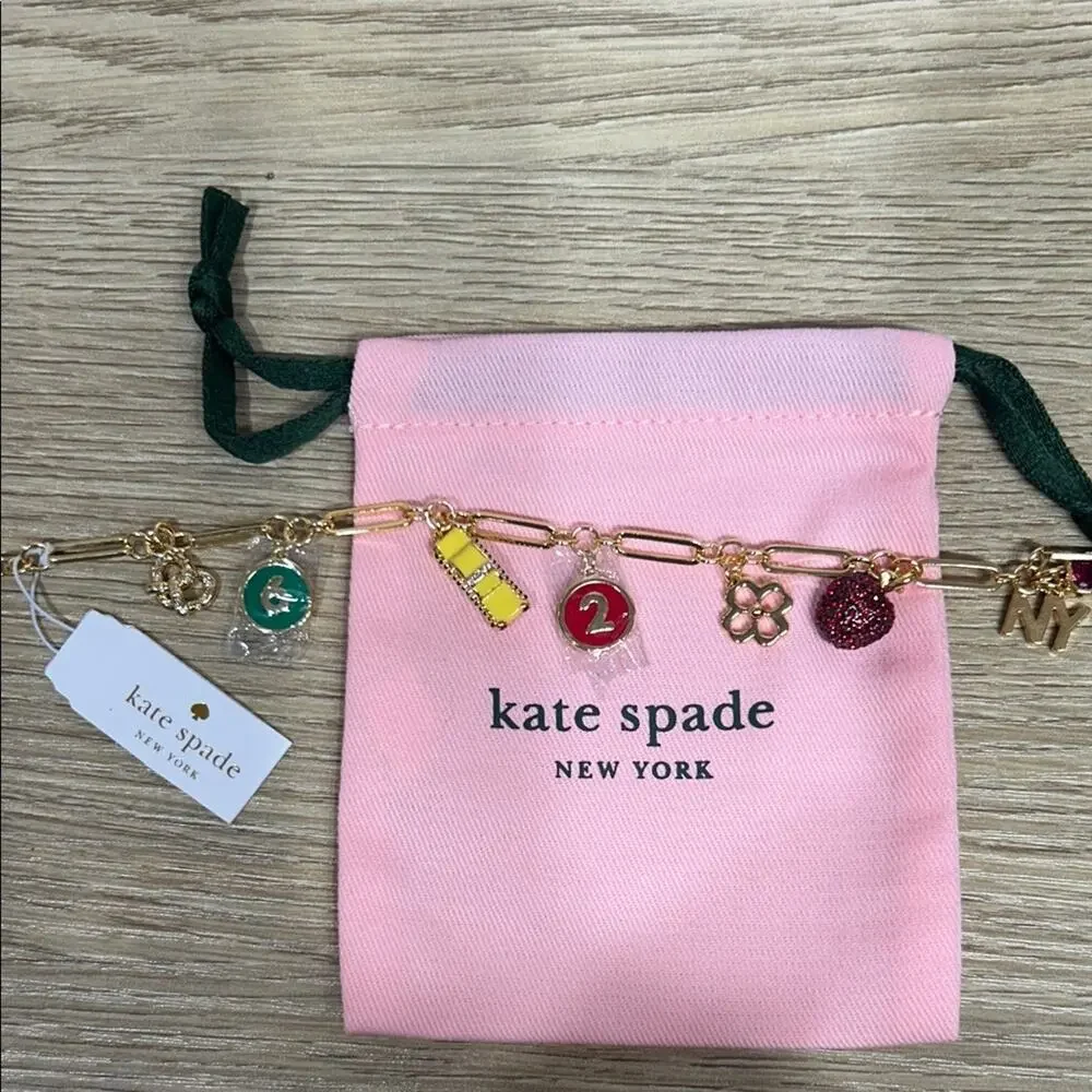 Kate Spade New York Minute Nyc Charm Bracelet NWT
